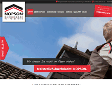 Tablet Screenshot of nopson.com
